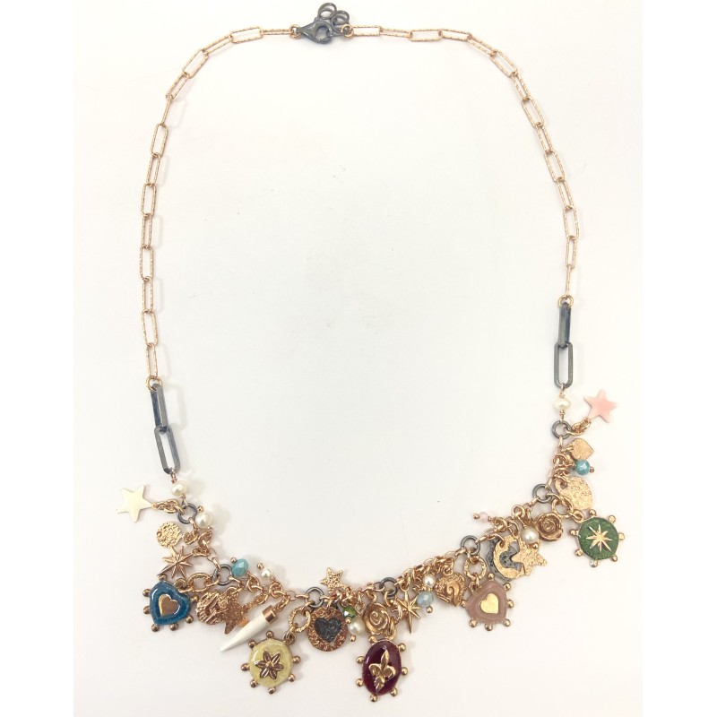 Sacramore, Collana in argento rosè  | SAYA SHOP ONLINE