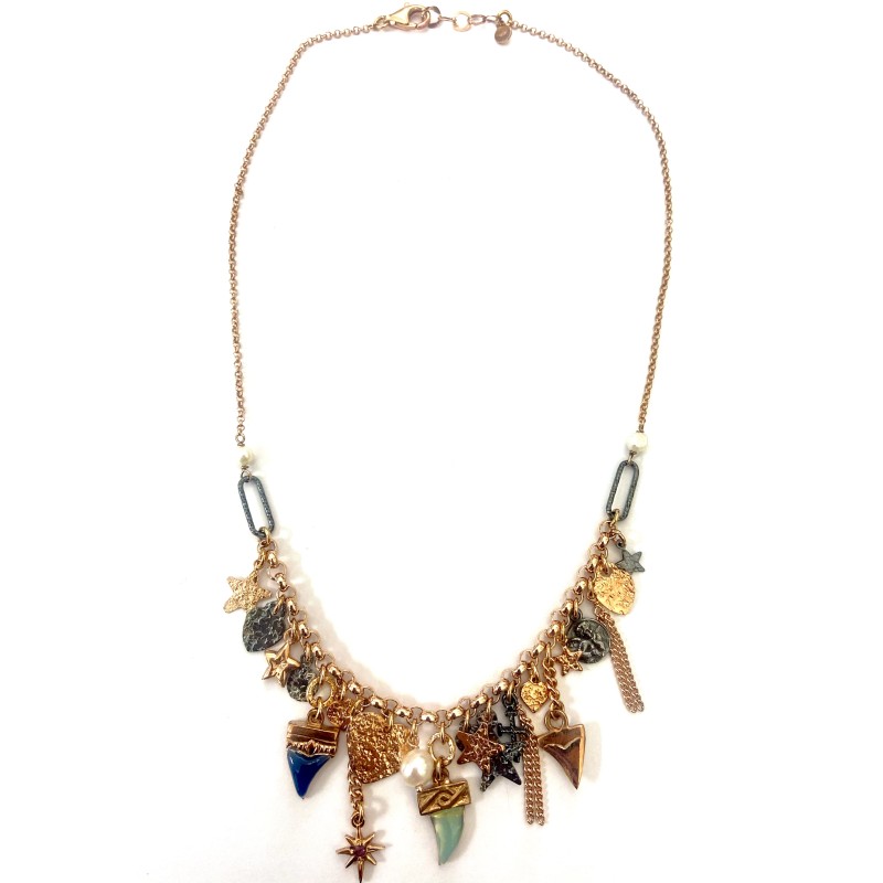 Sacramore, Collana in argento rosè  | SAYA SHOP ONLINE