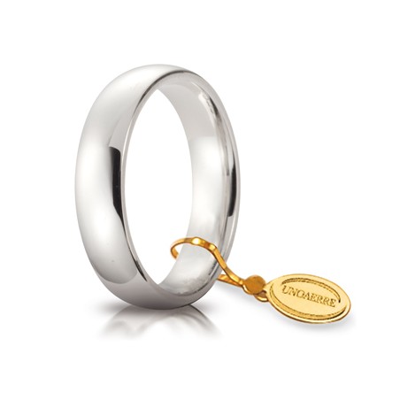 Fede Comoda mm.5,0 in oro bianco | SAYA SHOP ONLINE