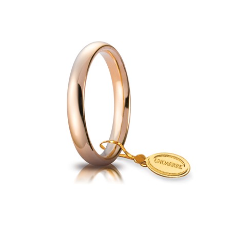 Fede Comoda mm.3,5 in oro rosa | SAYA SHOP ONLINE