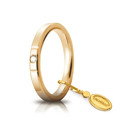 Fede Cerchi di Luce mm.2.5 in oro giallo | SAYA SHOP ONLINE