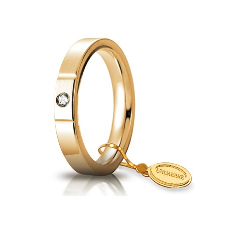 Fede Cerchi di Luce mm.3.5 in oro giallo | SU ORDINAZIONE