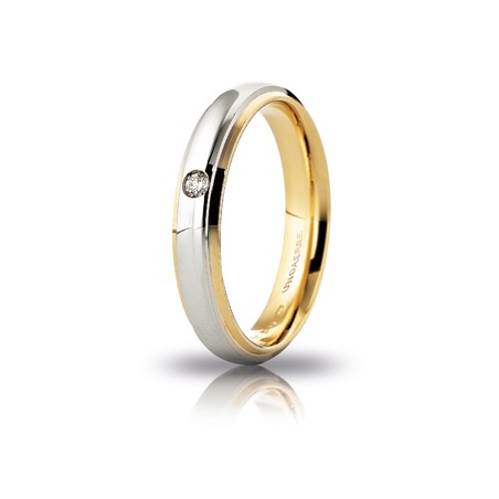 Fede Cassiopea in oro bicolore | SAYA SHOP ONLINE