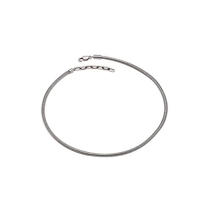 Collana Morellato tubolare in acciaio. SAYA SHOP ONLINE OUTLET.