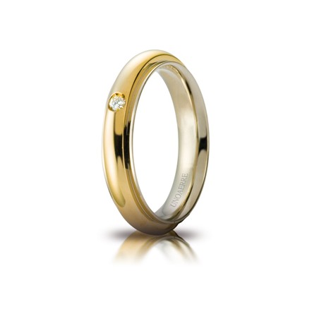 Fede Andromeda in oro bicolore | SAYA SHOP ONLINE