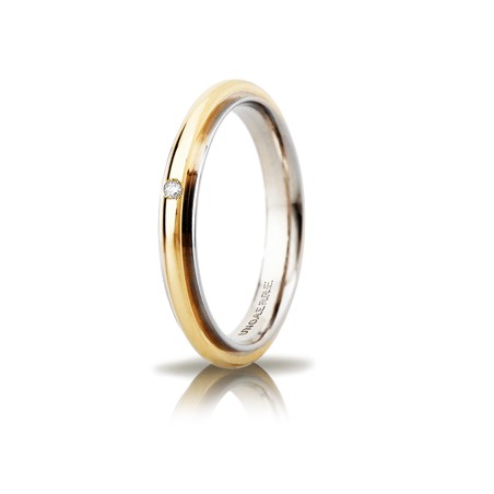 Fede Andromeda in oro bicolore | SAYA SHOP ONLINE