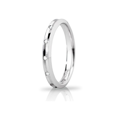 Fede Corona in oro bianco | SAYA SHOP ONLINE