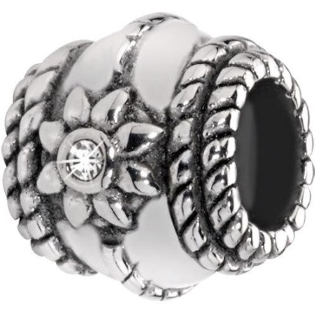 Charm Drop Morellato. White Flower. SAYA SHOP ONLINE OUTLET.