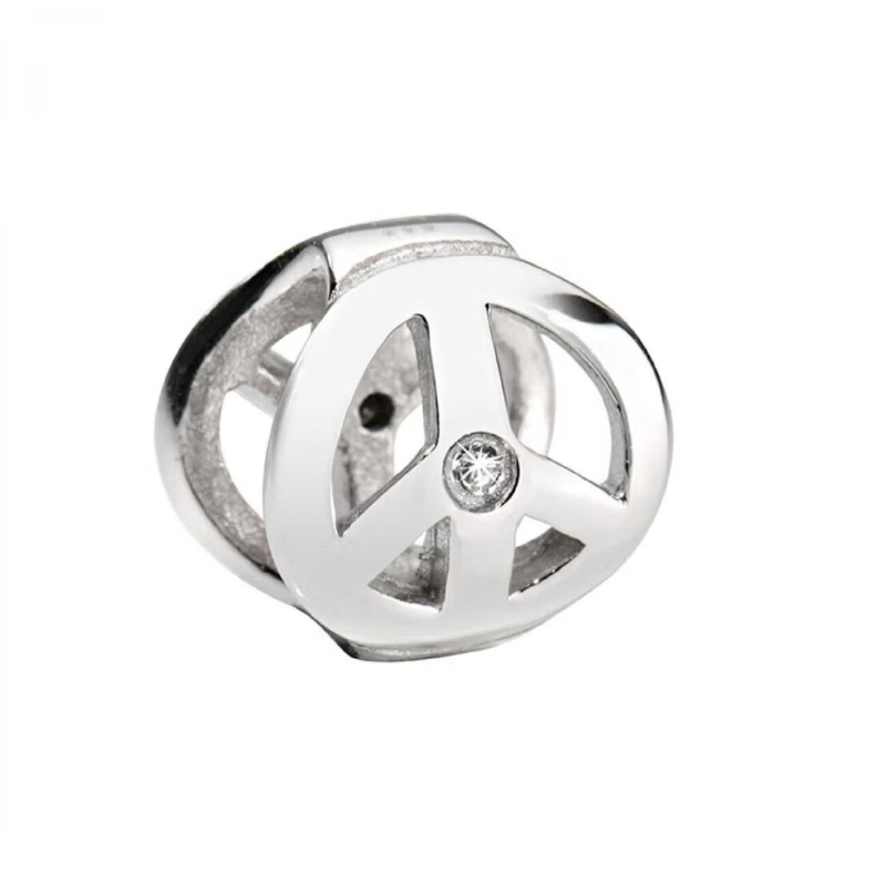 Charm Drop Morellato. Simbolo della Pace. SAYA SHOP ONLINE OUTLET.