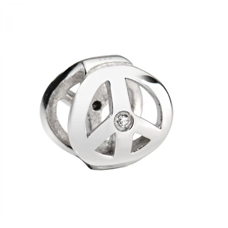 Charm Drop Morellato. Simbolo della Pace. SAYA SHOP ONLINE OUTLET.