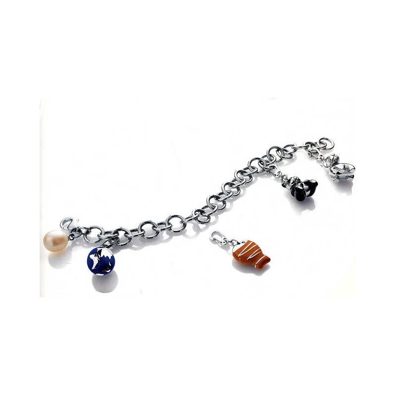 Charm Morellato Happy Charm Cuore cioccolato SAYA SHOP ONLINE OUTLET