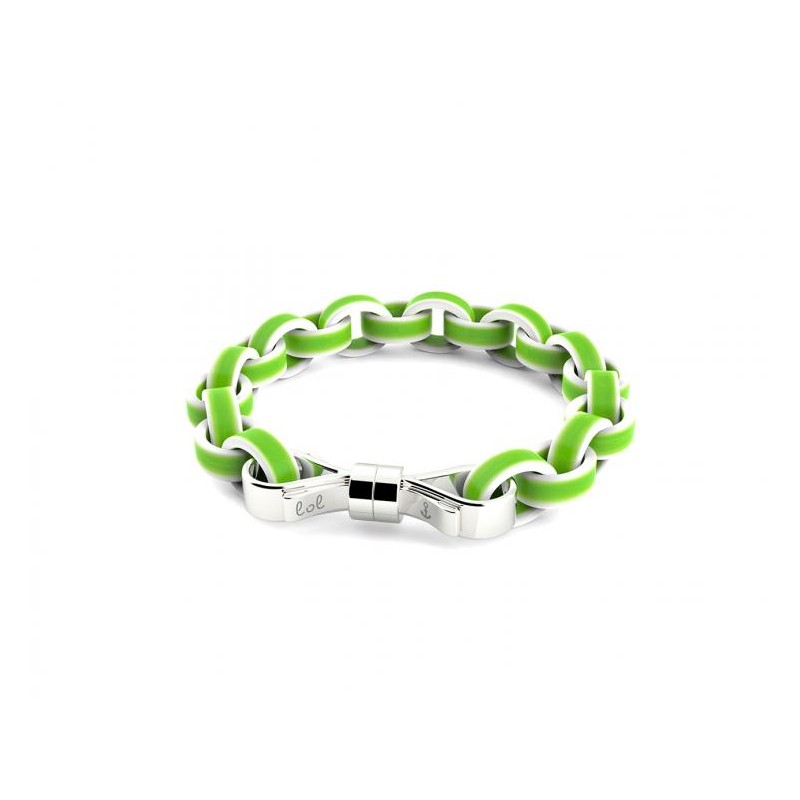 Bracciale LOL Jewels. Navy Fiocco. Bicolore. SAYA SHOP ONLINE OUTLET.