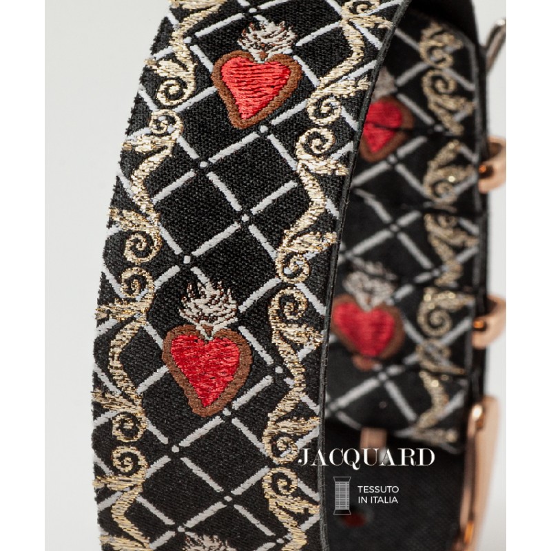 OROLOGIO BARBOSA JACQUARD SACRO CUORE. SAYA SHOP ONLINE OUTLET.