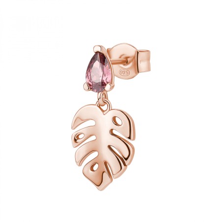 ROSATO MONO ORECCHINO FOGLIA | SAYA SHOP ONLINE