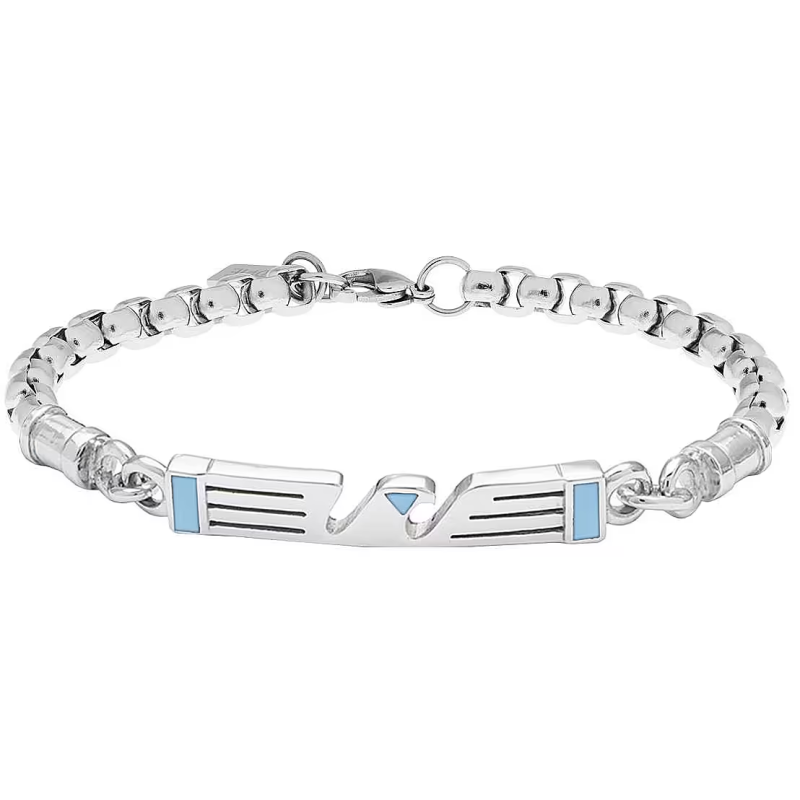 Bracciale uomo gioielli S.S. Lazio Squadre - SAYA SHOP ONLINE OUTLET