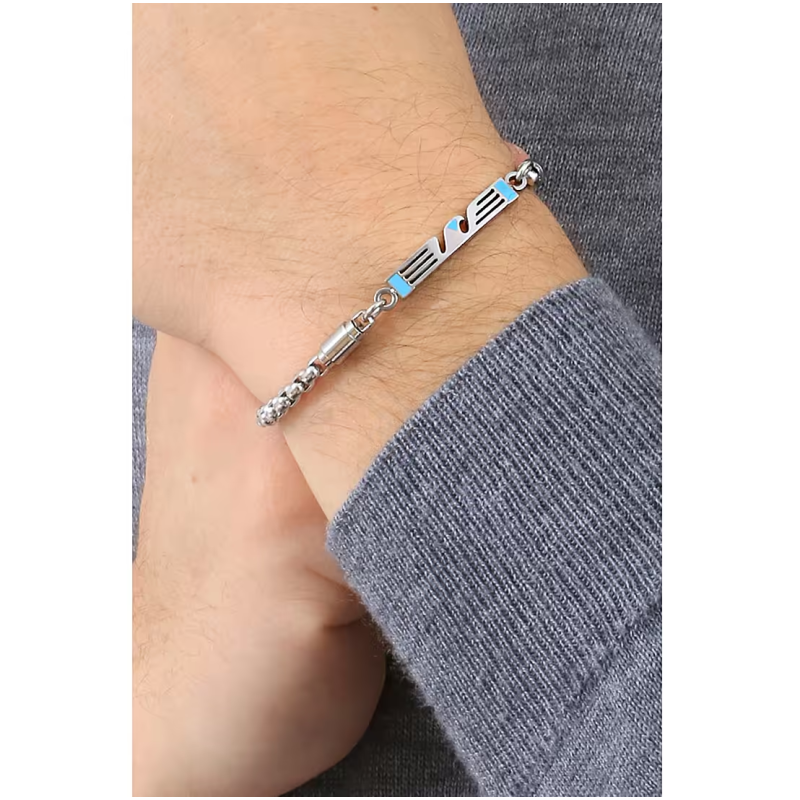 Bracciale uomo gioielli S.S. Lazio Squadre - SAYA SHOP ONLINE OUTLET