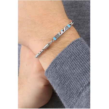 Bracciale uomo gioielli S.S. Lazio Squadre - SAYA SHOP ONLINE OUTLET