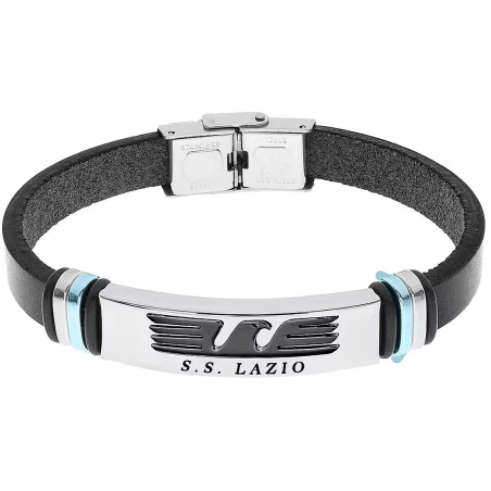 Bracciale uomo gioielli S.S. Lazio Squadre. SAYA SHOP ONLINE OUTLET.