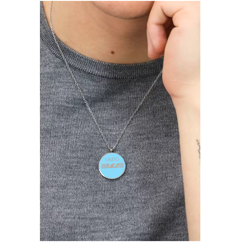 Collana uomo gioielli S.S. Lazio Squadre - SAYA SHOP ONLINE OUTLET