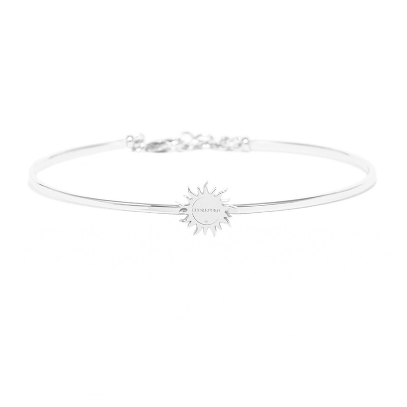 Bracciale rigido con Sole - SAYA SHOP ONLINE OUTLET