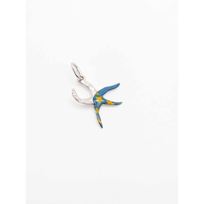 Ciondolo Stella marina. Argento 925 e smalto - SAYA SHOP ONLINE OUTLET