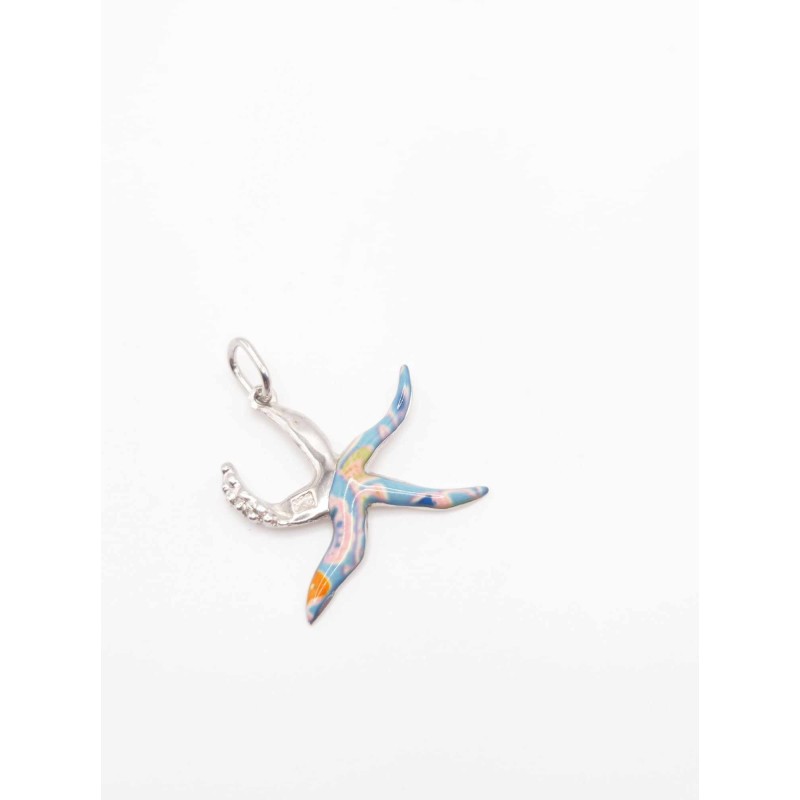 Ciondolo Stella marina. Argento 925 e smalto -  SAYA SHOP ONLINE OUTLET