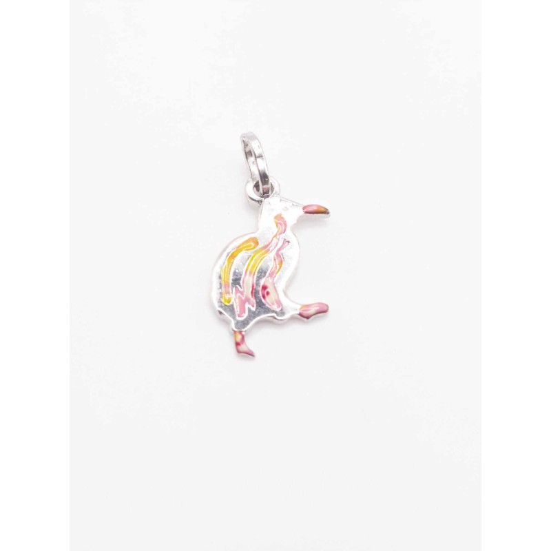 Ciondolo Kiwi. Argento 925 e smalto - SAYA SHOP ONLINE OUTLET