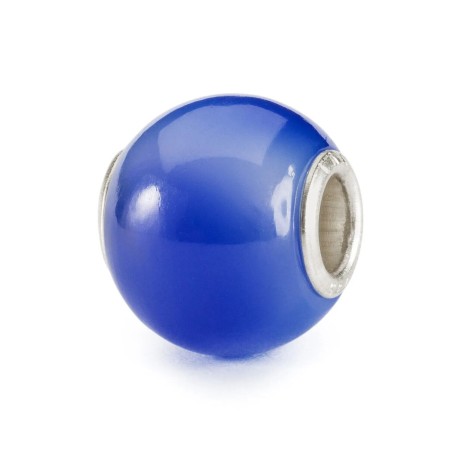 TROLLBEADS Agata Blu Scuro Rotonda | SAYA SHOP ONLINE