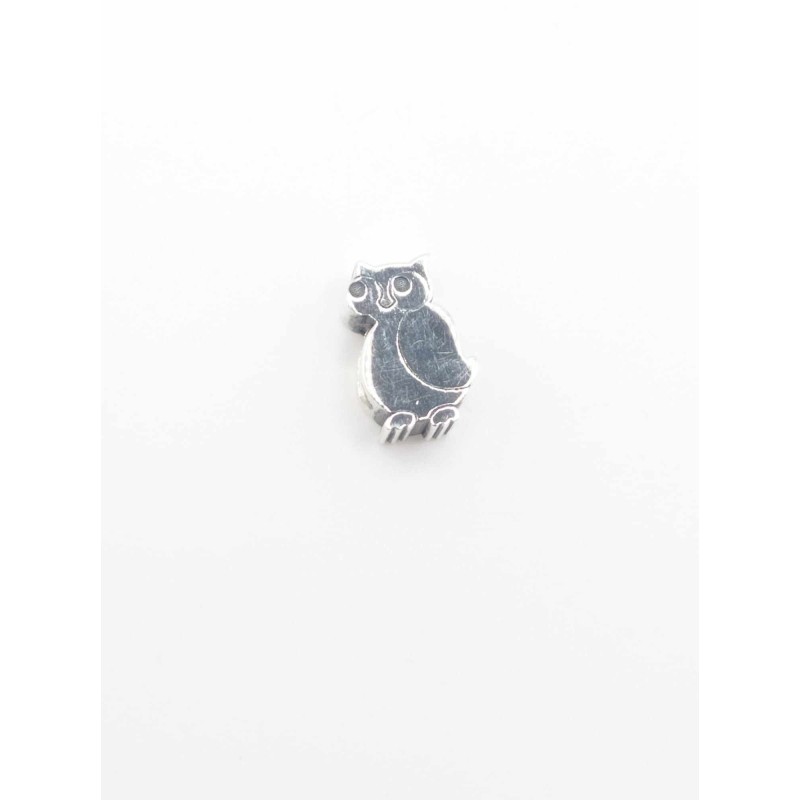 Gufo argento 925. Beads saggezza - SAYA SHOP ONLINE OUTLET