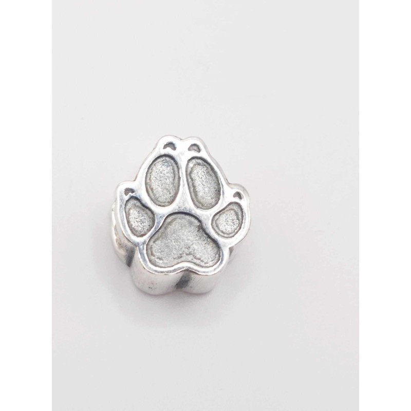 Zampa argento 925. Beads amici animali - SAYA SHOP ONLINE OUTLET