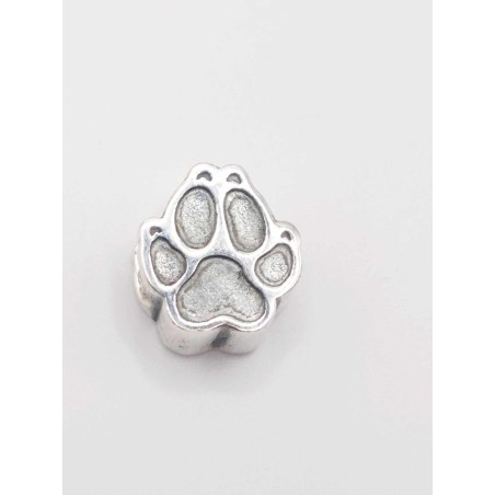 Zampa argento 925. Beads amici animali - SAYA SHOP ONLINE OUTLET