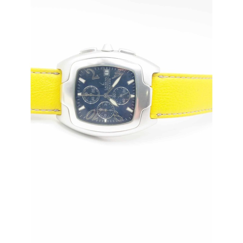 Orologio uomo cronografo. Alluminio e pelle - SAYA SHOP ONLINE OUTLET