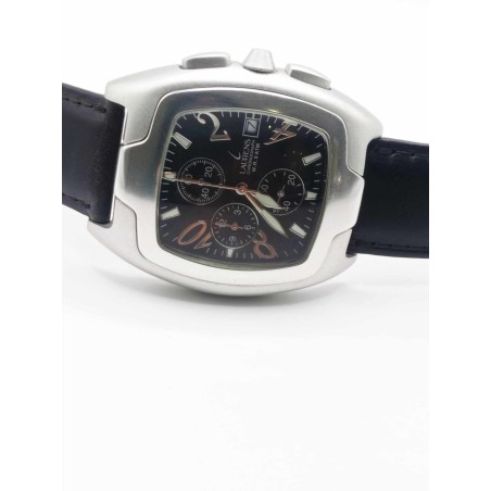 Orologio uomo cronografo. Alluminio e pelle - SAYA SHOP ONLINE OUTLET