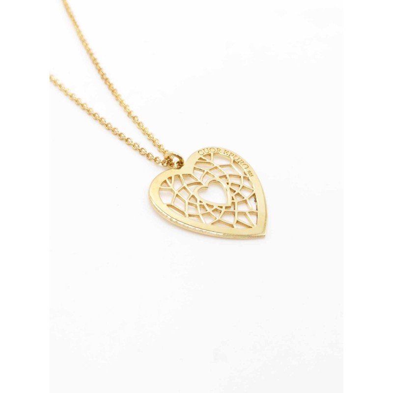Collana dorata - Cuore dei sogni - Argento - SAYA SHOP ONLINE OUTLET