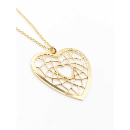 Collana dorata - Cuore dei sogni - Argento - SAYA SHOP ONLINE OUTLET