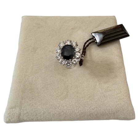 Anello Kate con Zaffiro e diamanti naturali | SAYA SHOP ONLINE