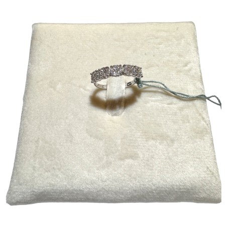 Anello riviera a cinque con pavè | SAYA SHOP ONLINE