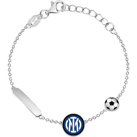 Inter F.C. Bracciale ACCIAIO BIMBO - SAYA SHOP ONLINE OUTLET