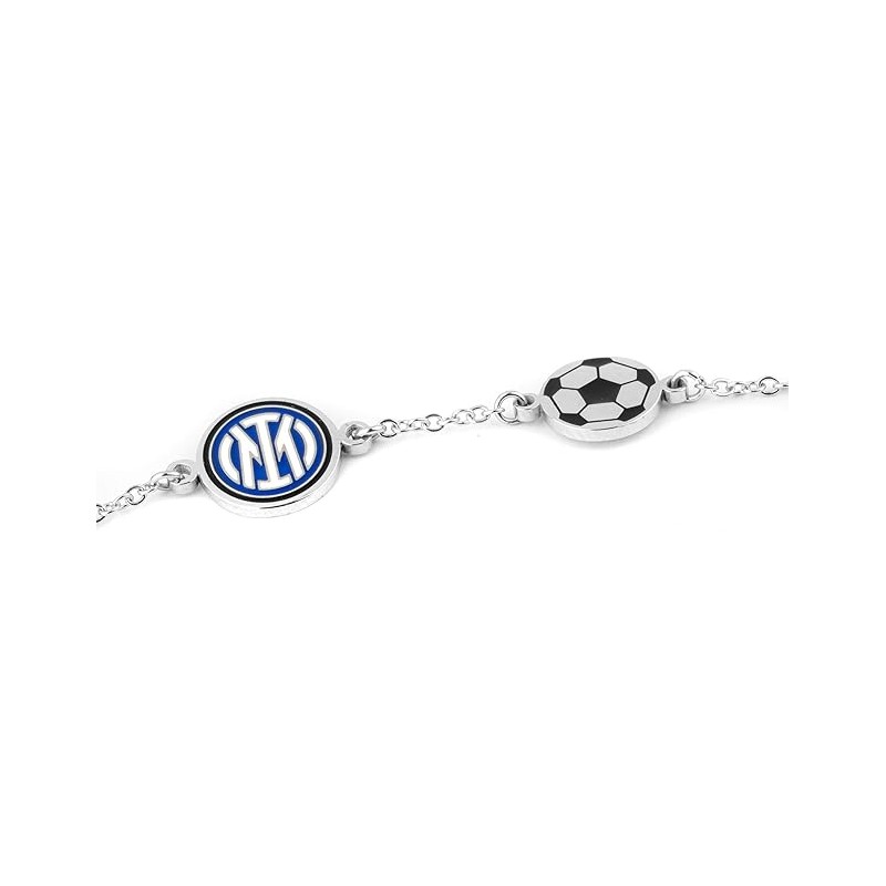 Inter F.C. Bracciale ACCIAIO BIMBO - SAYA SHOP ONLINE OUTLET