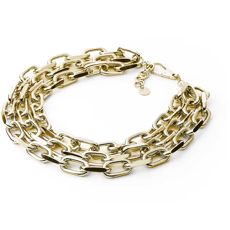 Collana donna multicatena dorata - SAYA SHOP ONLINE