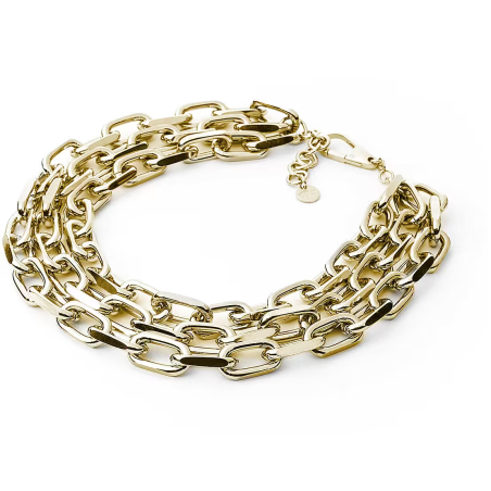 Collana donna multicatena dorata - SAYA SHOP ONLINE
