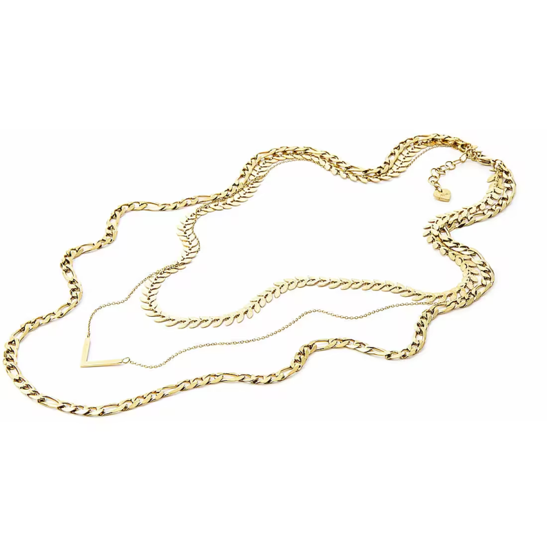 Collana lunga donna multifilo dorata - SAYA SHOP ONLINE