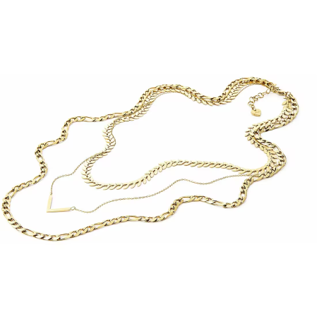 Collana lunga donna multifilo dorata - SAYA SHOP ONLINE
