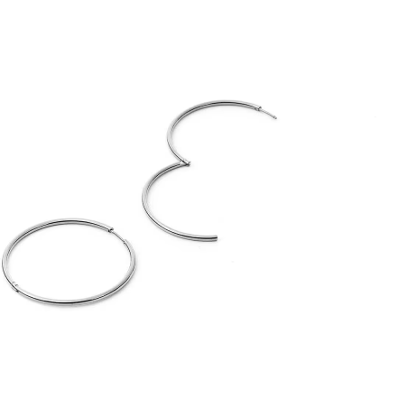 Orecchini cerchio acciaio donna - SAYA SHOP ONLINE