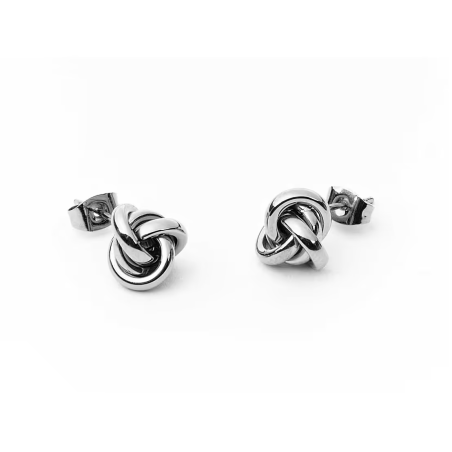 Orecchini a lobo acciaio donna - SAYA SHOP ONLINE