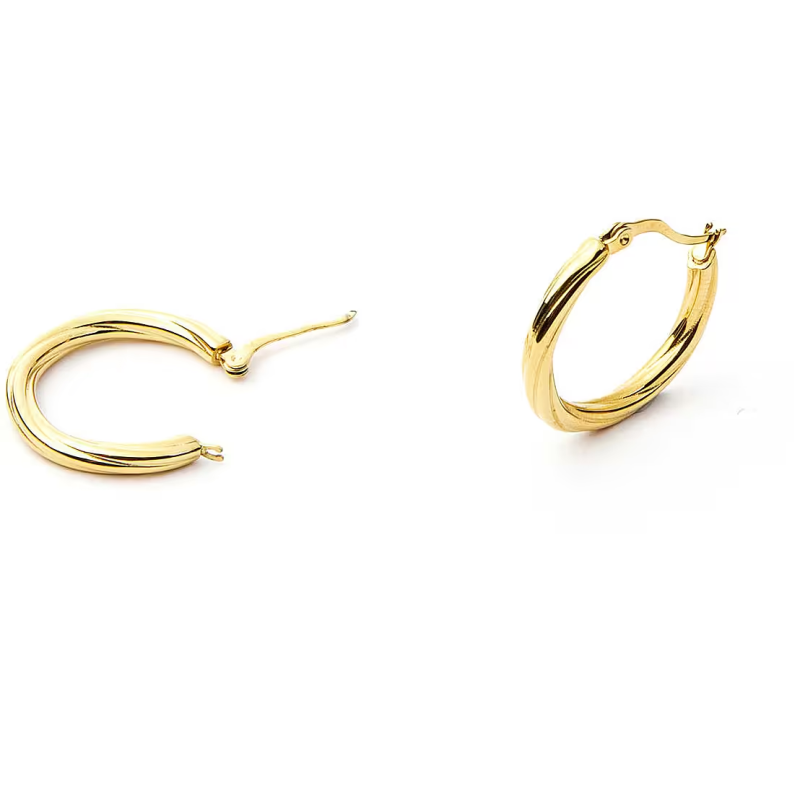 Orecchini cerchio dorato donna - SAYA SHOP ONLINE