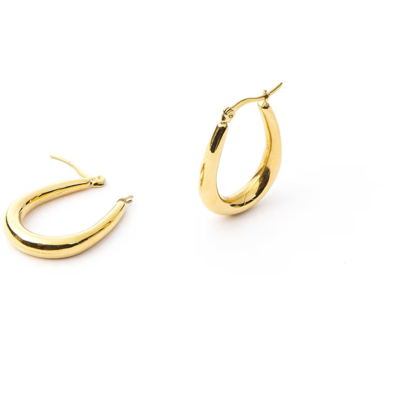 Orecchini cerchio donna dorati - SAYA SHOP ONLINE