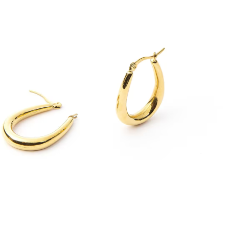 Orecchini cerchio donna dorati - SAYA SHOP ONLINE