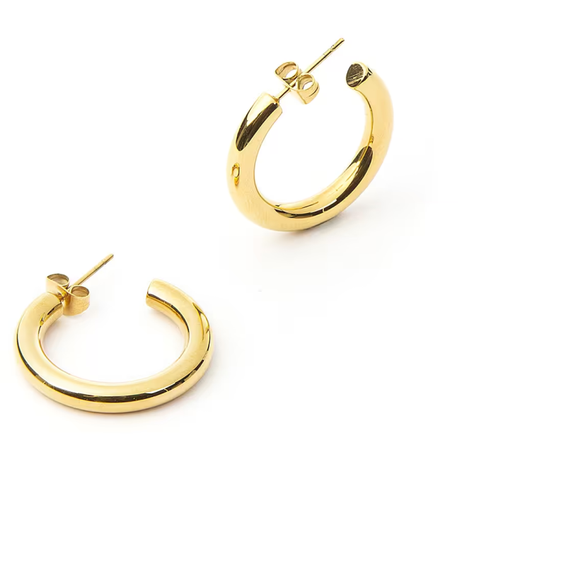 Orecchini cerchio donna dorati - SAYA SHOP ONLINE