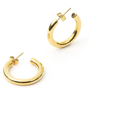 Orecchini cerchio donna dorati - SAYA SHOP ONLINE